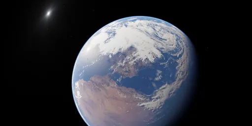 Realistic Planet Earth Atmosphere