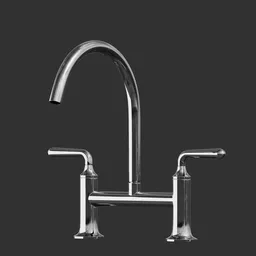 VAIA Chrome kitchen faucet
