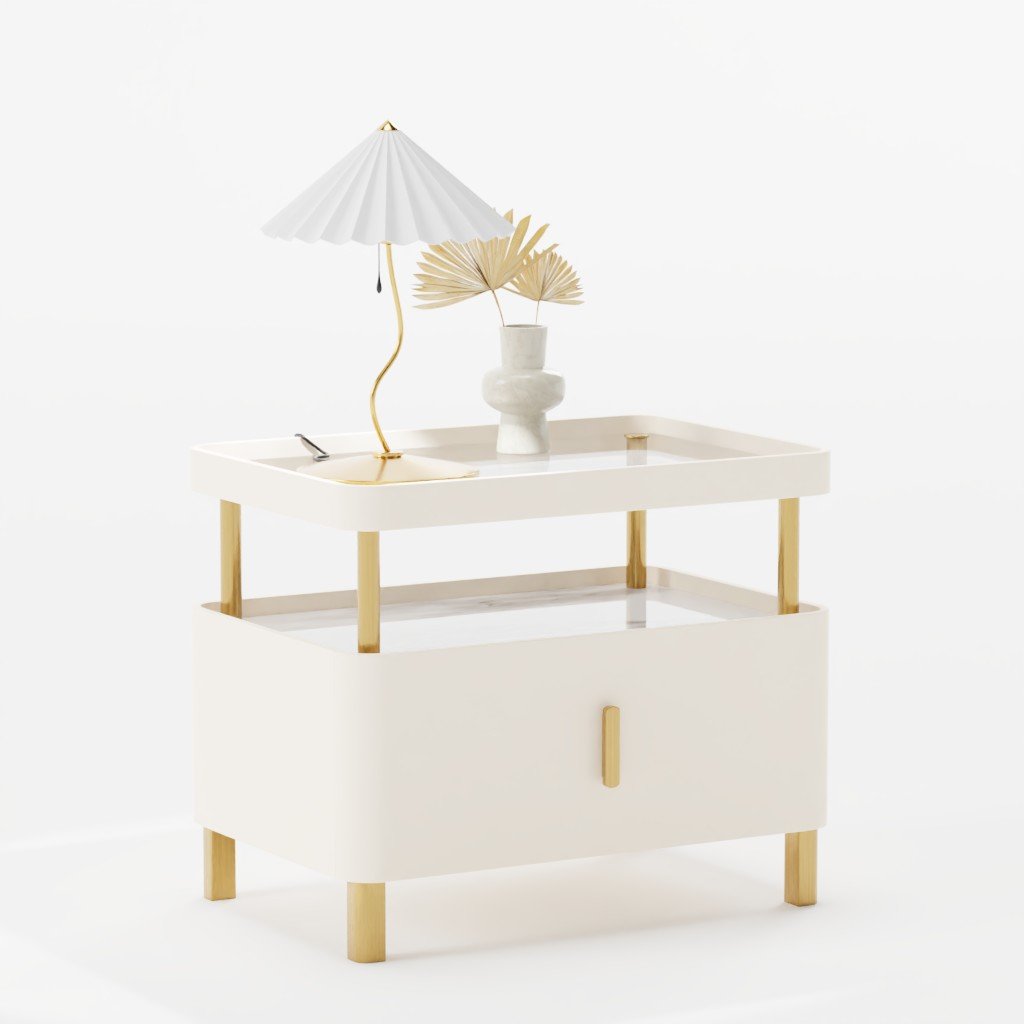 Drawer with lamp FREE Sideboard & Drawers models BlenderKit