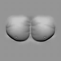 3D ER_Muscle brush 15 sculpting detail for male muscular anatomy in Blender.