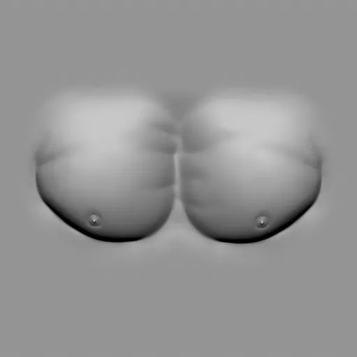 3D ER_Muscle brush 15 sculpting detail for male muscular anatomy in Blender.