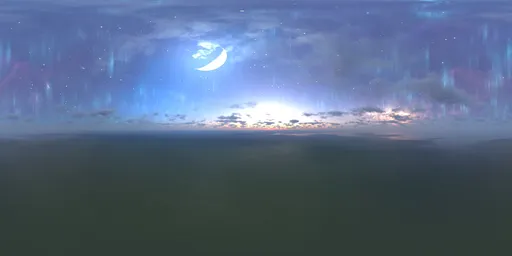 Aurora Dark Night Clouds