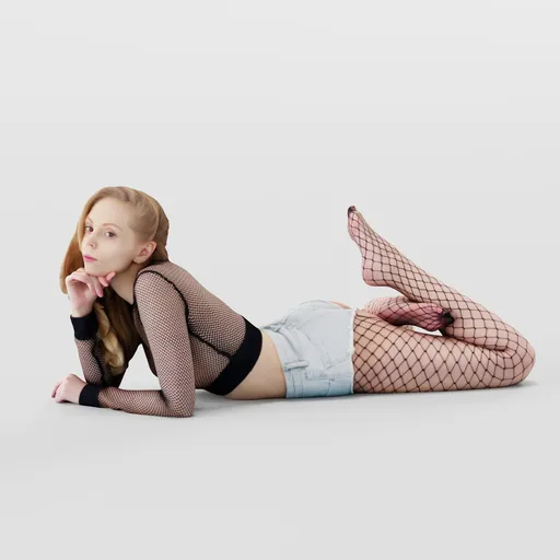 Sexy Woman lying down