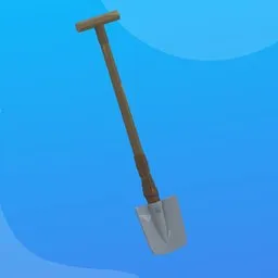 Lowpoly Shovel
