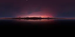 Pink Twilight Sunset Landscape