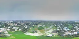 Rural Sunset HDRI - Golden Hour Farmland