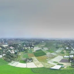 Rural Sunset HDRI - Golden Hour Farmland