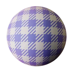 Procedural Blue Picnic Fabric