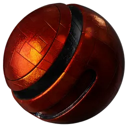 Scifi Space Panel Dark Red