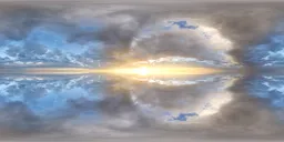 Infinite Real Sky - Cloudy Sunset