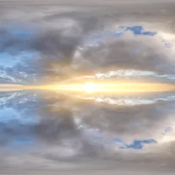 Infinite Real Sky - Cloudy Sunset