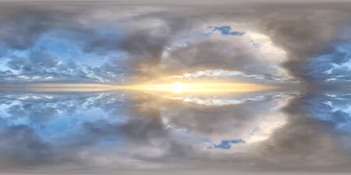 Infinite Real Sky - Cloudy Sunset
