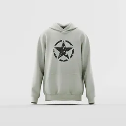 The Distressed Star Hoodie
