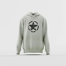 The Distressed Star Hoodie