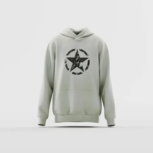 The Distressed Star Hoodie