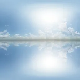 Clear Blue Cloud Horizon HDRI