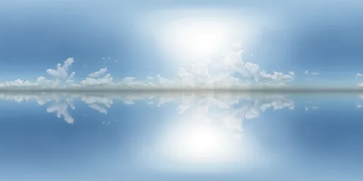 Clear Blue Cloud Horizon HDRI
