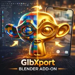 glbXport | One-click GLB export