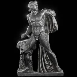 statue of Steel Dioscurus
