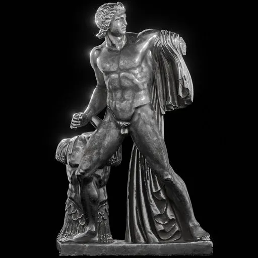 statue of Steel Dioscurus