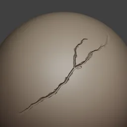 Tiny crack details brush