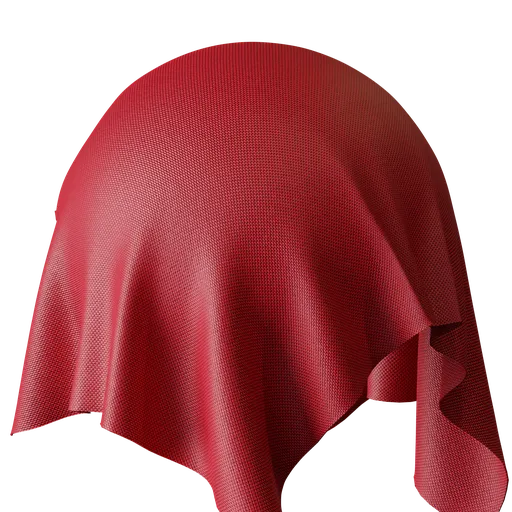 Fabric red nylon