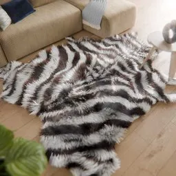 Zebra rug