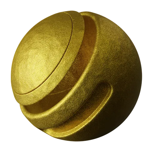 Gold Sandblasted