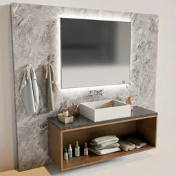 Bathroom Sink Mirror Unit