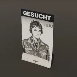 Gritty Noir Style Poster for Wanted