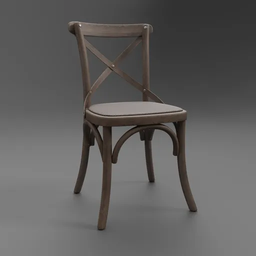 Madeleine Leather Side Chair