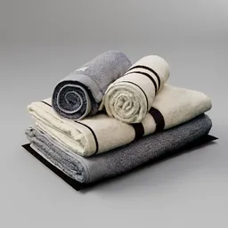 Folded Towels Set