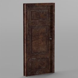 Horror Wood Door