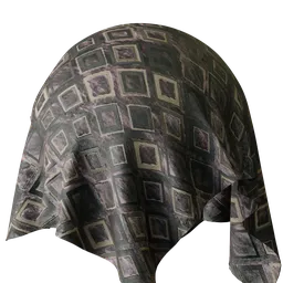 Graphical Purple Velvet