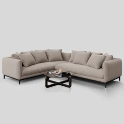 Sofa Soft Island Sectional