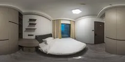 The second bedroom at night