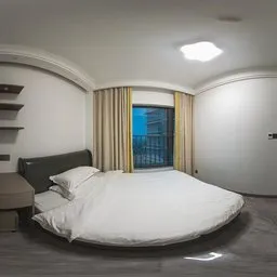 The second bedroom at night