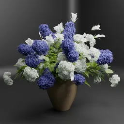 Flower plant decorations