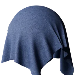 Blue Fabric (Pbr Fabric)(Fabric)