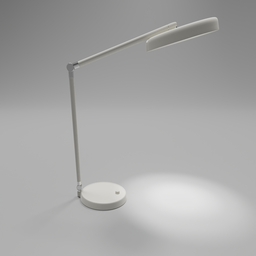 "Highly detailed 3D model of an IKEA desk lamp for Blender 3D. This versatile table lamp features a slim body made of laquer and steel, with a single long stick design. Perfect for enhancing your 3D scenes and projects."