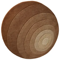 Luna Dark Sand Round Carpet