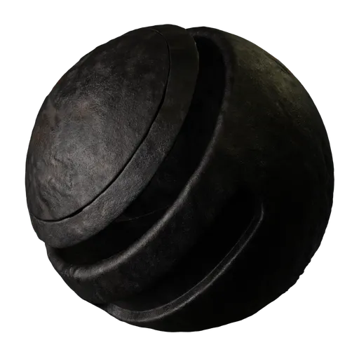 Aged Black Steel