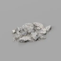 Basalt Rocks Volcanic PBR Scan B