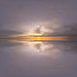 Infinite Real Sky - Cloudy Sunset