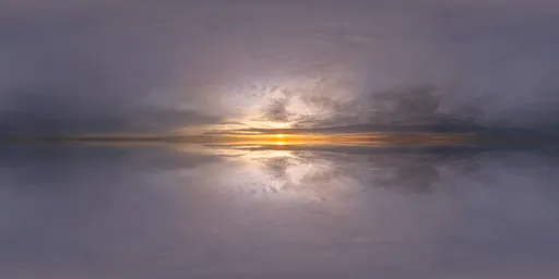 Infinite Real Sky - Cloudy Sunset