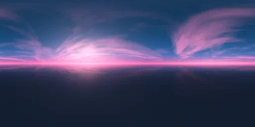 Pink Blue Colorful Sky
