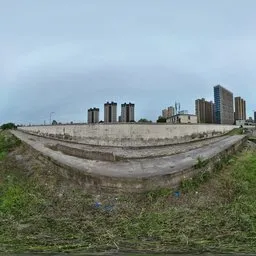 Riverside Cloud Ship Grass