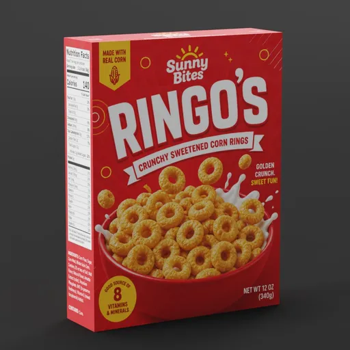Cereal Red Box