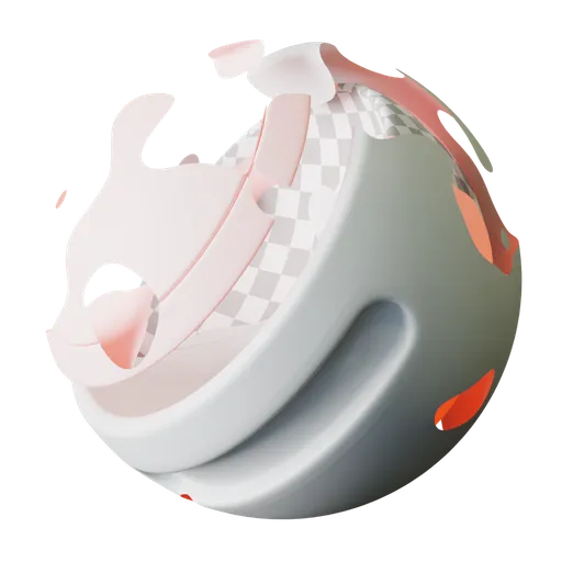 Glowing paper liquid effect