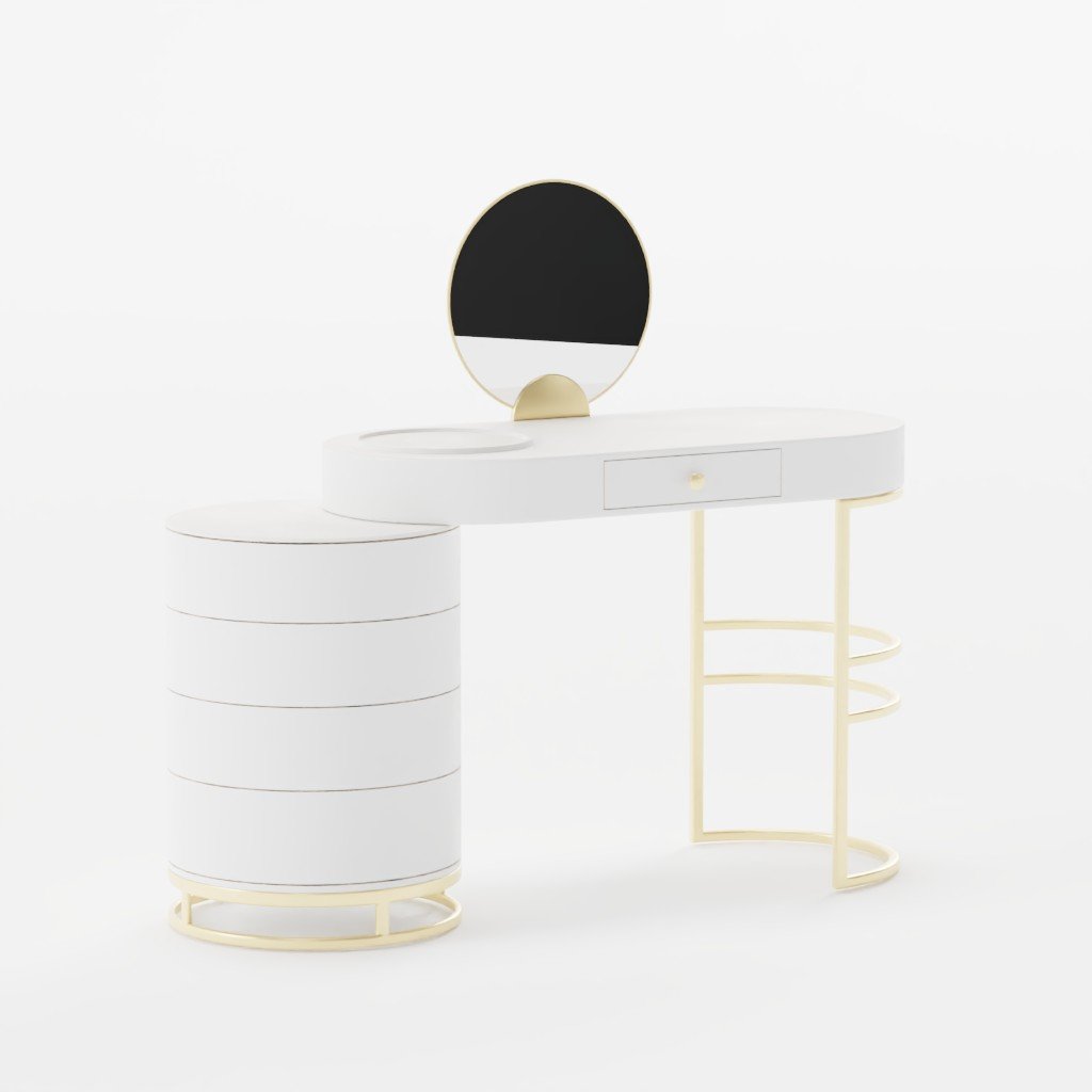 Dressing Table with Swivel Dressing Tables models BlenderKit